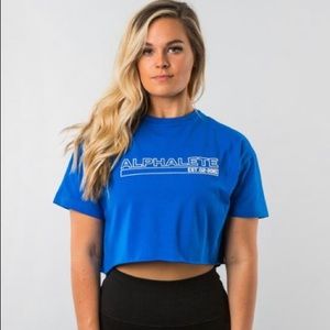 Alphalete Royal Blue Crop